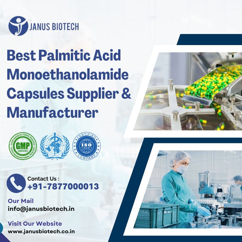 janus Biotech | Best Palmitic Acid Monoethanolamide Capsules Supplier & Manufacturer